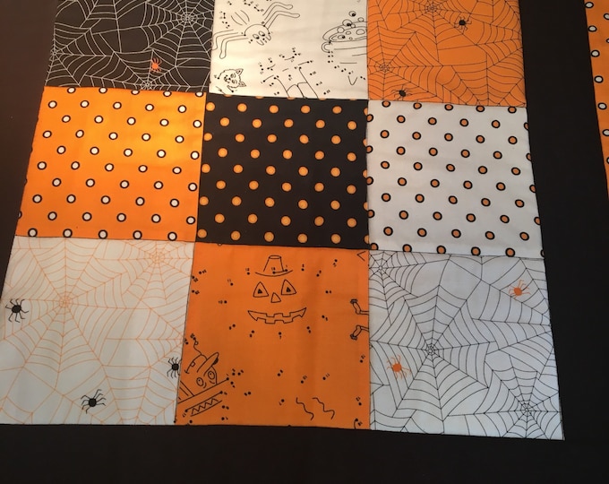 Quilted Halloween Table Runner