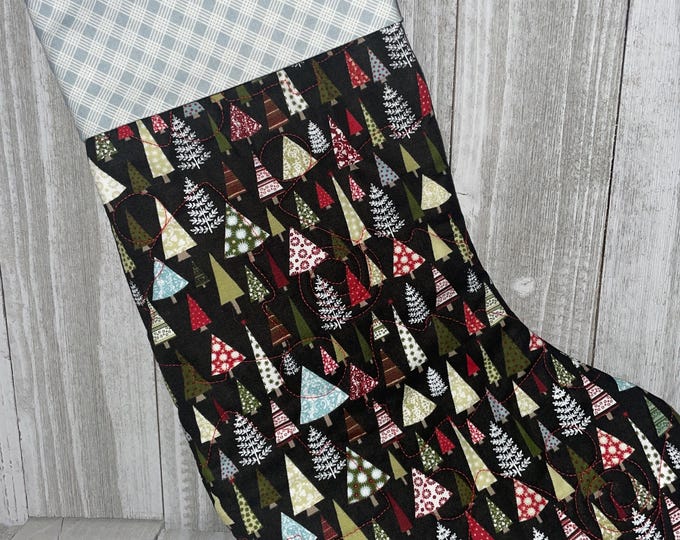 Quilted Christmas Stocking - Medium