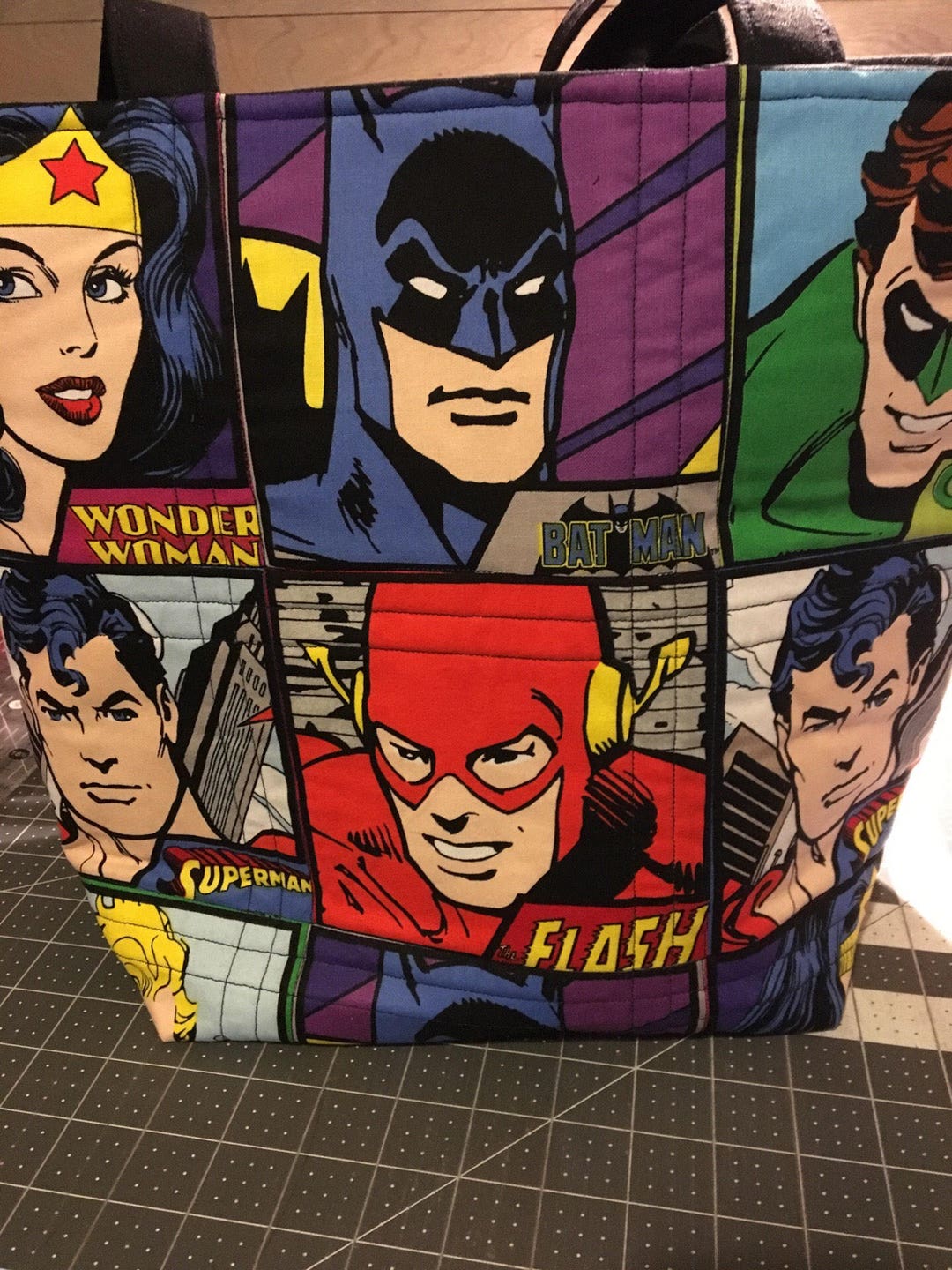 Justice League Tote, Justice League Bag, Superhero Bag, Bag, Tote