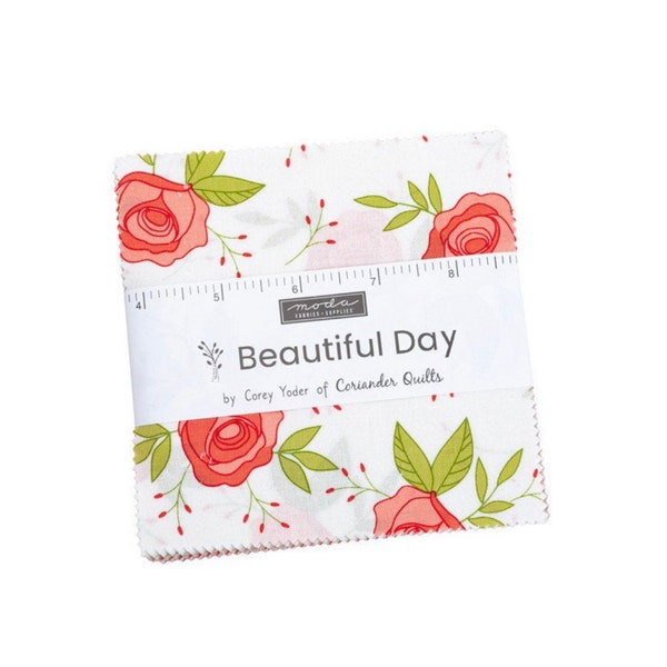 Beautiful Day 5" Charm Pack by Coriander Quilts for Moda - 42 Pieces