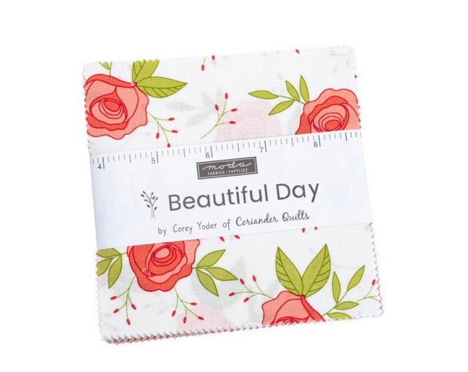 Beautiful Day 5" Charm Pack by Coriander Quilts for Moda - 42 Pieces