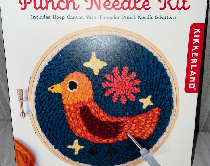 Punch Needle Kit Bird