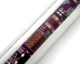 Purple Circuit Board Pen Blanks Choose Size