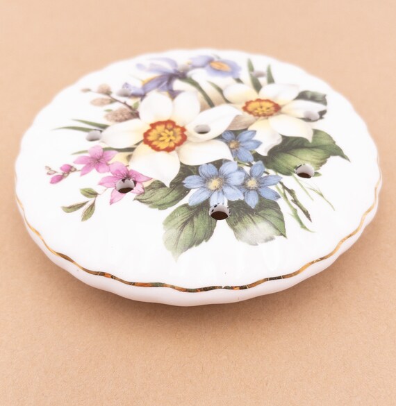 3.5 Bone China Potpourri Lids for Woodturning Etsy