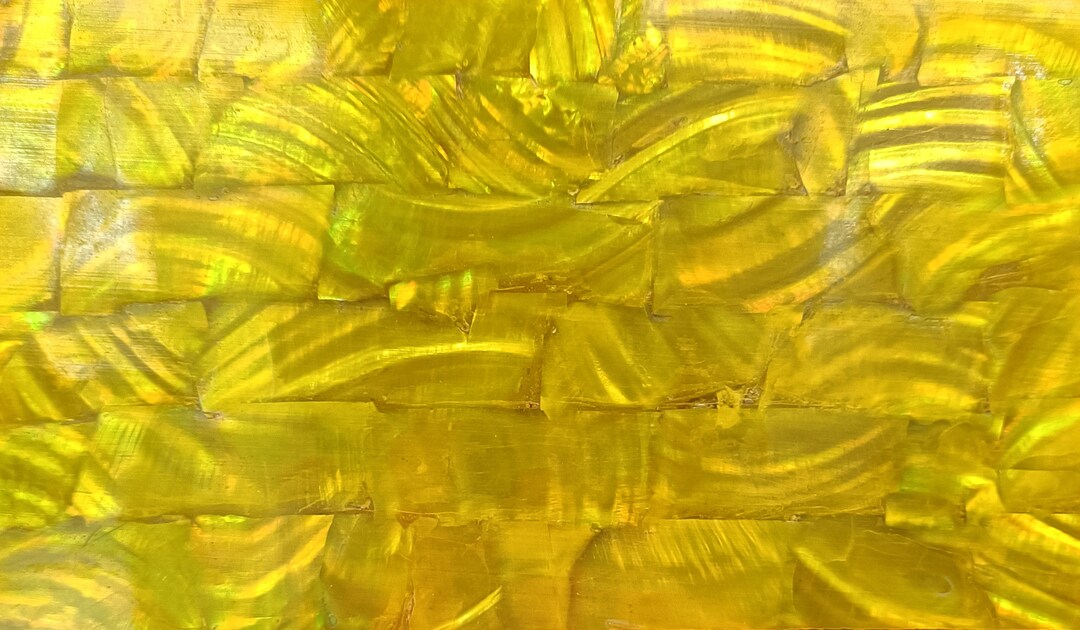 Yellow River Shell Adhesive Veneer Sheet (mother of Pearl Shell) 9.5 X ...