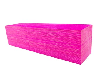 Hot Pink Spectraply Turning Blanks 1.5" x 1.5" Choose Length SP-17