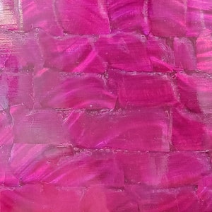 Purple River Shell Adhesive Veneer Sheet (Mother of Pearl Shell) 9.5 x 5.5 inches -A33
