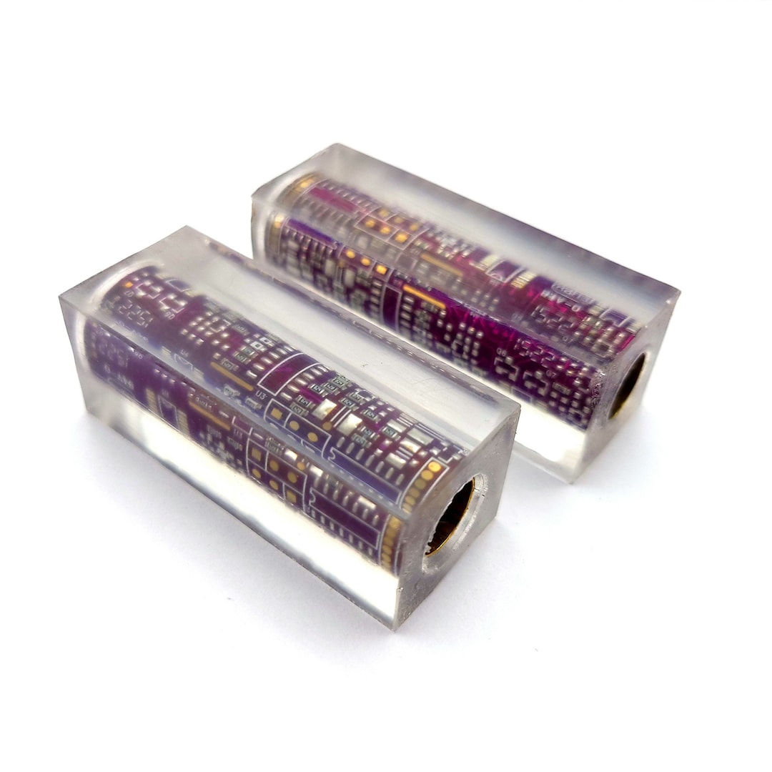Purple Circuit Board Cigar Pen Blanks 10mm CB10CPUR Etsy
