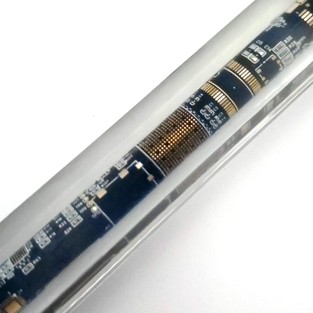 Navy Blue Circuit Board Pen Blanks Choose Size Etsy