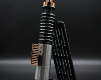 Classic Piano Black Vertical Acrylic Lightsaber Stand V2.5