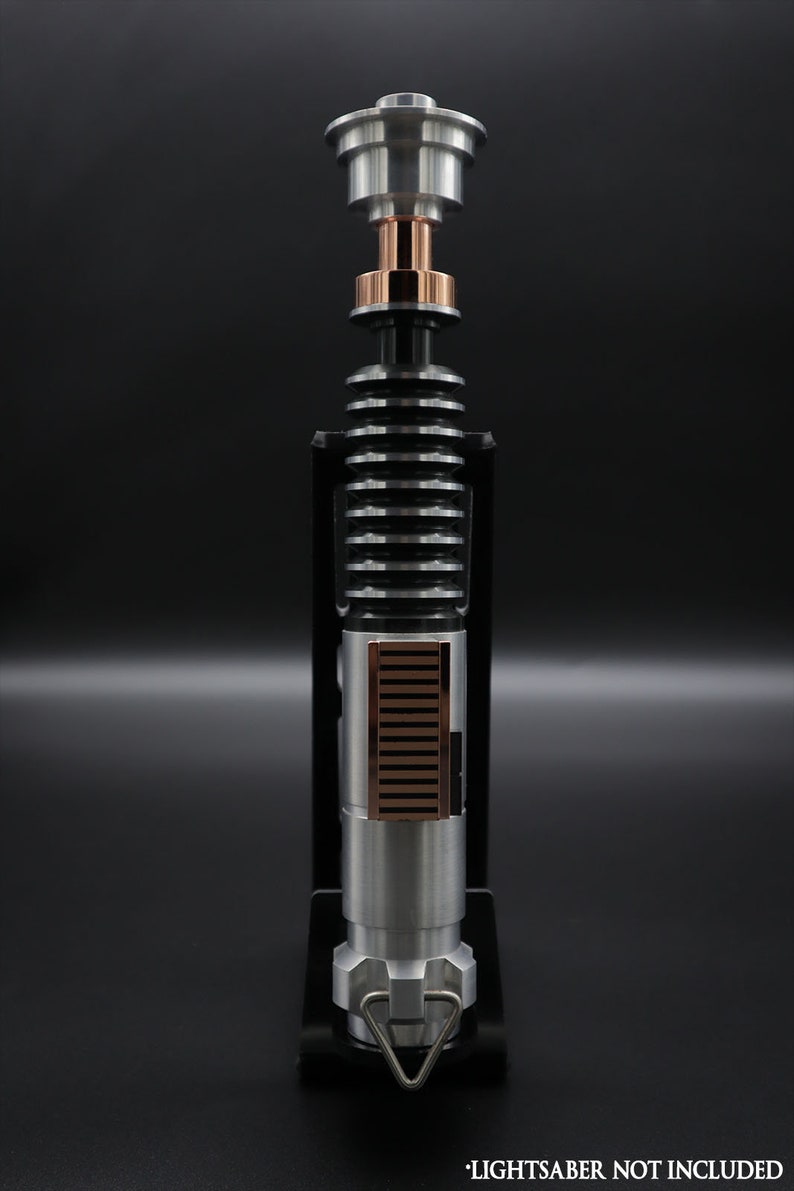 Classic Piano Black Vertical Acrylic Lightsaber Stand V2.5 image 2