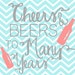 Cheers and Beers To Many Years - Cheers SVG - Bachelorette Cut File - Bachelorette Party - DIY Bachelorette - Svg - Dxf - Png - Vector