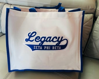 Zeta Phi Beta Legacy Tote Bag