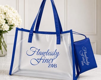 Flawlessly Finer PVC Stadium Tote