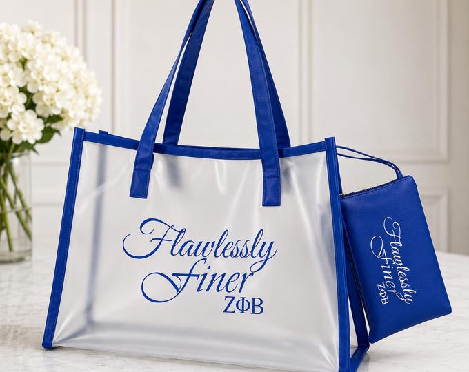 Flawlessly Finer PVC Stadium Tote