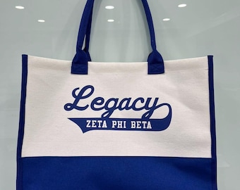 Zeta Phi Beta Legacy Tote Bag