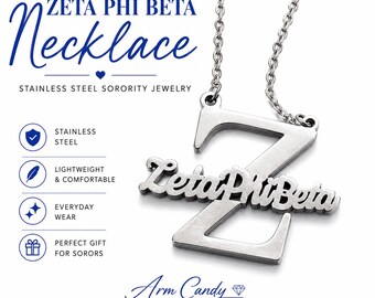 Z-Zeta Phi Beta Necklace