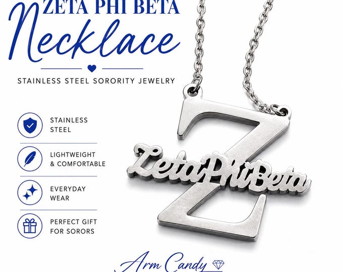 Z-Zeta Phi Beta Necklace