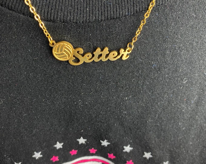 Volleyball “Setter” Necklace