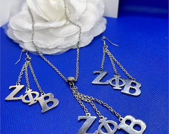 Zeta Phi Beta Dangle Set
