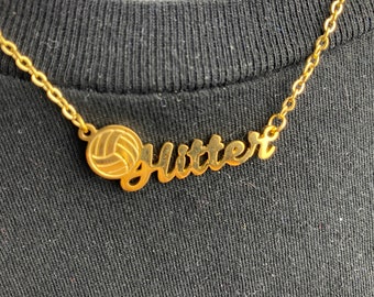 Volleyball “Hitter” Necklace