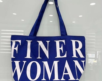 Finer Woman Canvas Tote