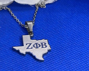 Texas Zeta Necklace