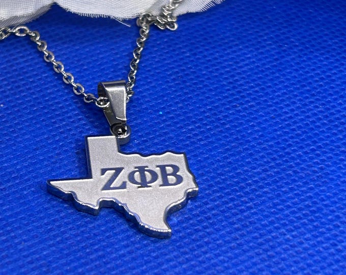 Texas Zeta Necklace