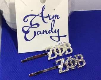 Zeta Phi Beta Hair Clips