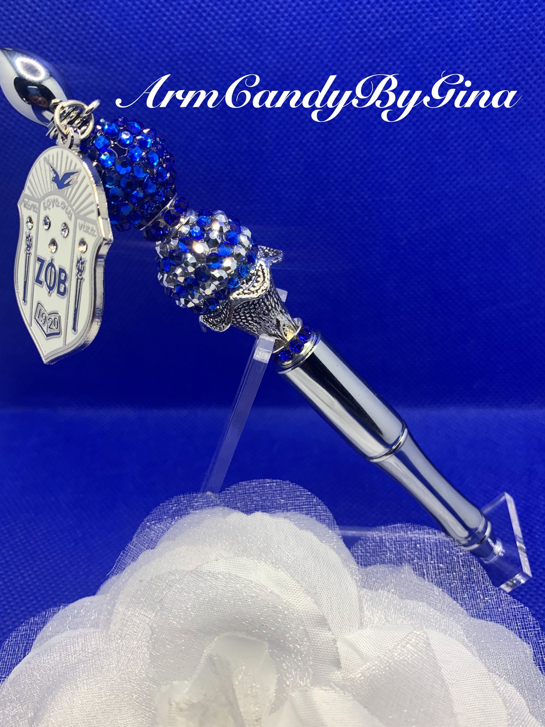 Zeta Phi Beta White “Shield” Collection Pen