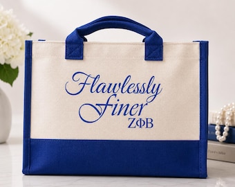 Flawlessly Finer Canvas Tote