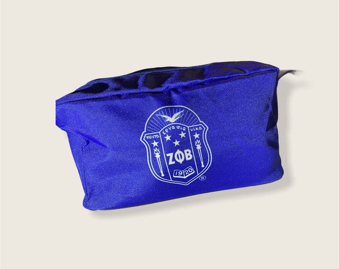 Zeta Phi Beta Cosmetic Bag