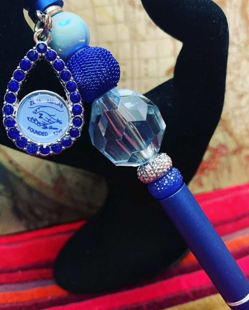 Zeta Amicae Beaded Pen