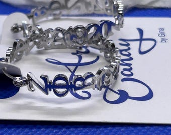 ΖΦΒ 1920 Stainless Steel Hoop Earrings – Sorority Jewelry
