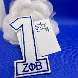 Zeta Phi Beta Number Patch
