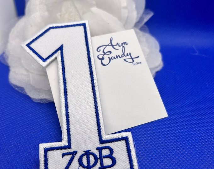 Zeta Phi Beta Number Patch