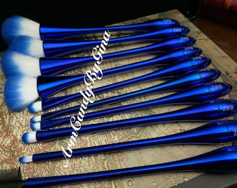 10 Piece Zeta Phi Beta Makeup Brush Set