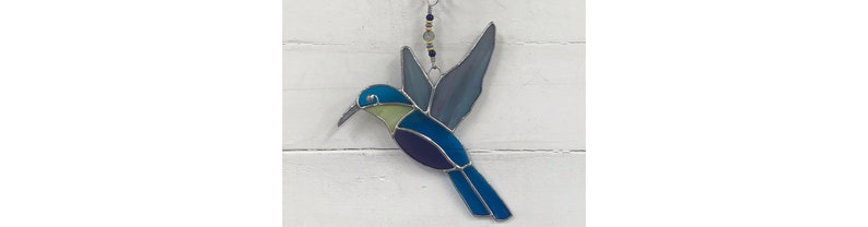 stained glass window hangings STAINED GLASS HUMMINGBIRD hummingbird suncatcher glass art