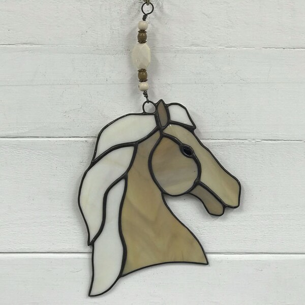 Stained Glass Horse Etsy