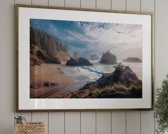 Oregon Coast Seascape Print: Coastal Wall Art