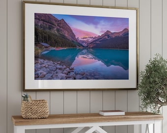 Lake Louise Sunrise Photo: Banff National Park Wall Art