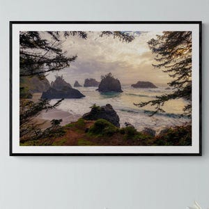 Samuel H Boardman Oregon Photo Print, Oregon Coast Photography, Secret Beach Photo, Coastal Photography, Framed or Unframed