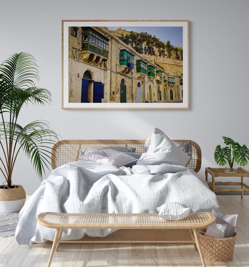 Valletta Malta Print Valletta Wall Art Malta Home Decor Etsy