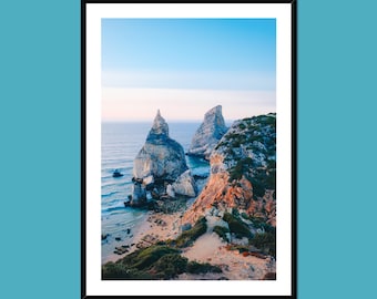 Praia da Ursa Sunset Print: Dramatic Portugal Coastal Photography