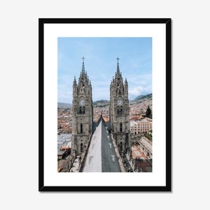 Quito Ecuador Photo Poster Print, Basílica del Voto Nacional Print, Ecuador Wall Decor, Ecuador travel photo , Ecuador Wall Art