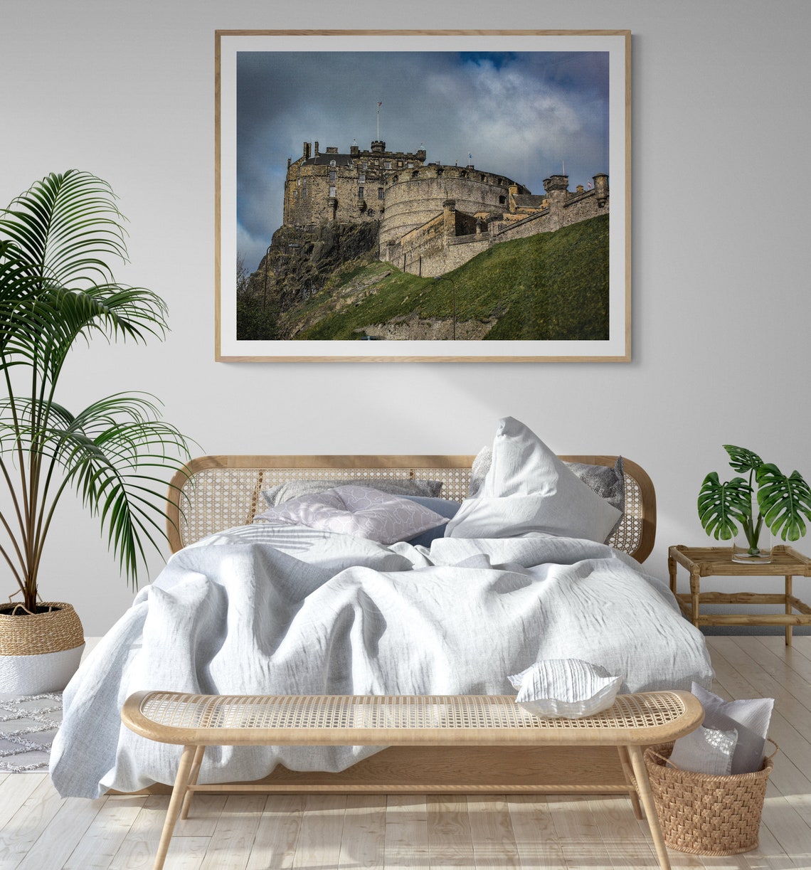 Edinburgh Castle Print Scotland Wall Art Edinburgh Print Etsy