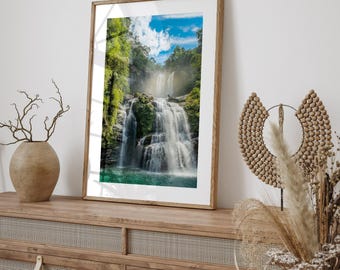 Fotoafdruk met watervallen van Nauyaca: Costa Rica Fine Art Photography