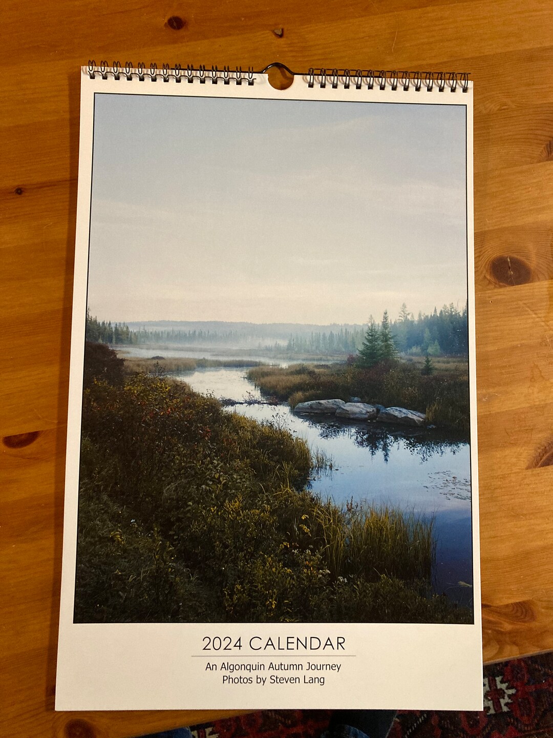 Algonquin 2024 Calendar, Algonquin Park Gift, Canada Nature Calendar