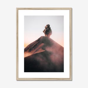 Fuego Volcano Photo Print, Acatenango Guatemala, Volcano Eruption Photo, Guatemala Wall Art, Guatemala Print