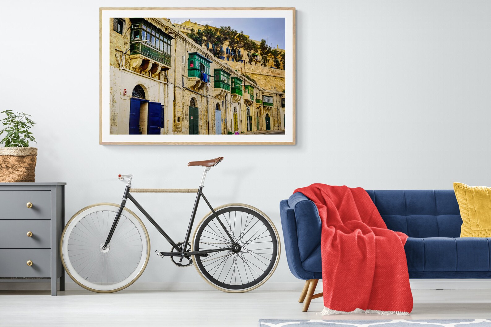 Valletta Malta Print Valletta Wall Art Malta Home Decor Etsy